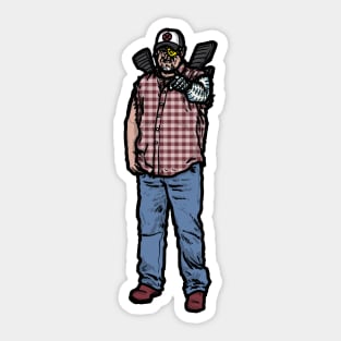 Cable the Larry guy Sticker